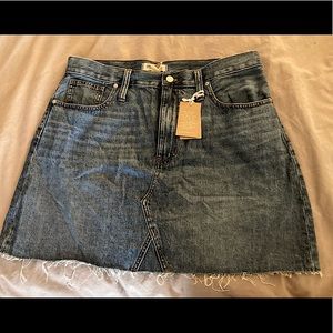 NWT Madewell denim skirt